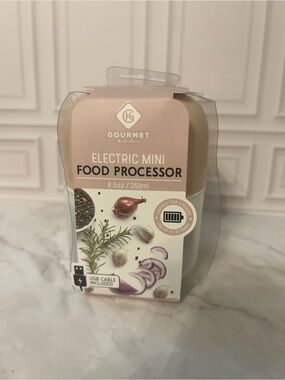 Electric Mini Food Processor - Cream